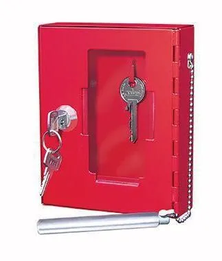 Wedo Coffre à clés de secours 10250102X 150x120x40mm rouge