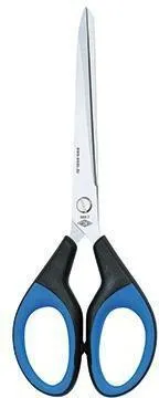 Ciseaux Wedo 9897 18 cm manche en caoutchouc acier inoxydable
