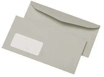 Kuvermatic Enveloppe 30005396 114x229 mm avec fenêtre vert RC 1000 pièces/boîte