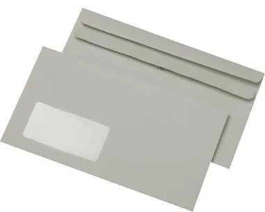 Mailmedia Enveloppe 30005430 125x229mm mF sk gr 1000 pièces/colis
