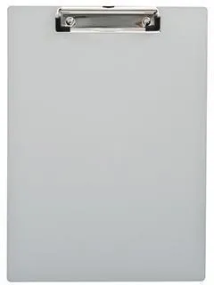 Porte-documents en aluminium DIN A4 argenté
