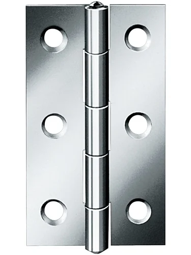 Charnière Vormann H.70mm L.38mm Ép.1,4mm STA bleu zingué, roulée, étroite — lot de 20 pièces