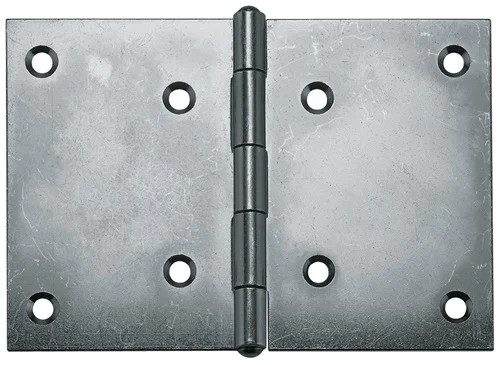 Charnière VORMANN en acier inoxydable 1.4301 - Réf. 10504 H. 60 mm L. 90 mm Ép. 1,2 mm - Version large — lot de 10 pièces