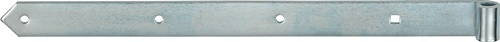 VORMANN Charnière de porte B.37mm L.300mm Ép.5mm STA bleu zingué - 000066300Z — lot de 10 pièces