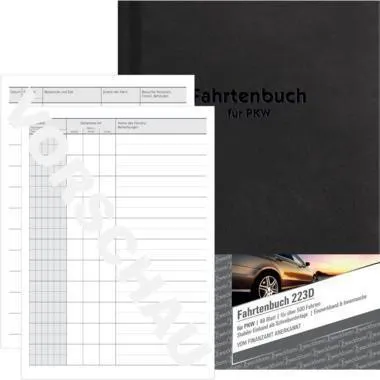 Avery Zweckform Livre de bord Design 223D DIN A5 48 feuilles noir