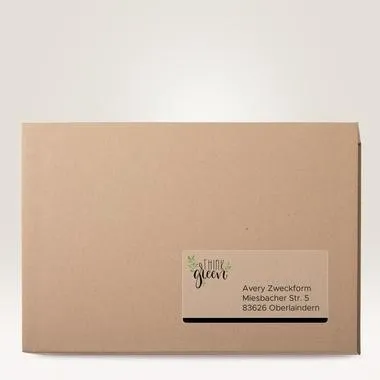 Étiquettes adhésives Avery Zweckform L7567-25 transparentes (25 unités/paquet)