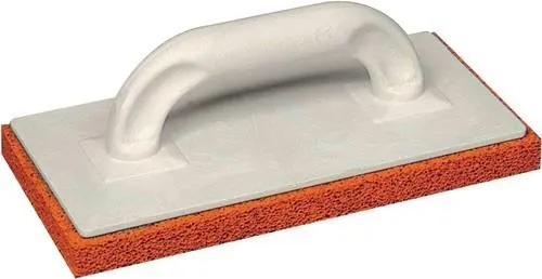 Ponceuse, grain grossier, avec semelle en caoutchouc mousse, plastique L280xB140xS10mm