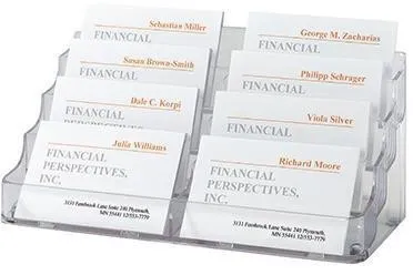 Support de cartes de visite SIGEL transparent