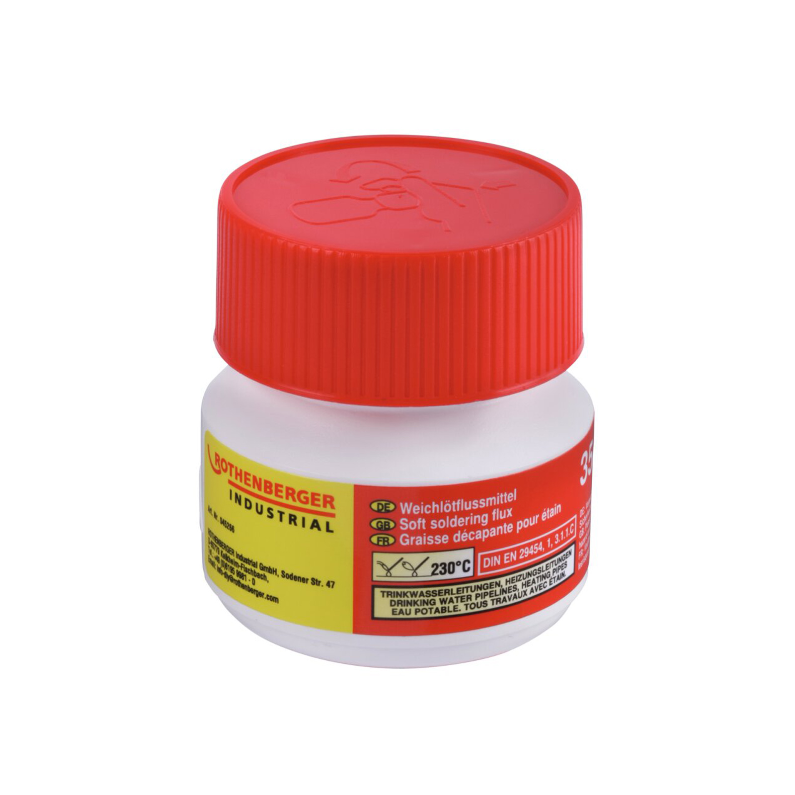 Flux décapant ROTHENBERGER pour brasage tendre, 35ml tube - 45266