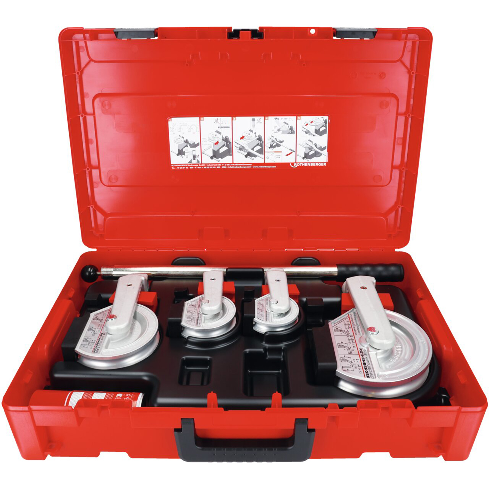 Jeu de cintrage ROTHENBERGER ROBEND H+W PLUS, 12-15-18-22 mm - 24500
