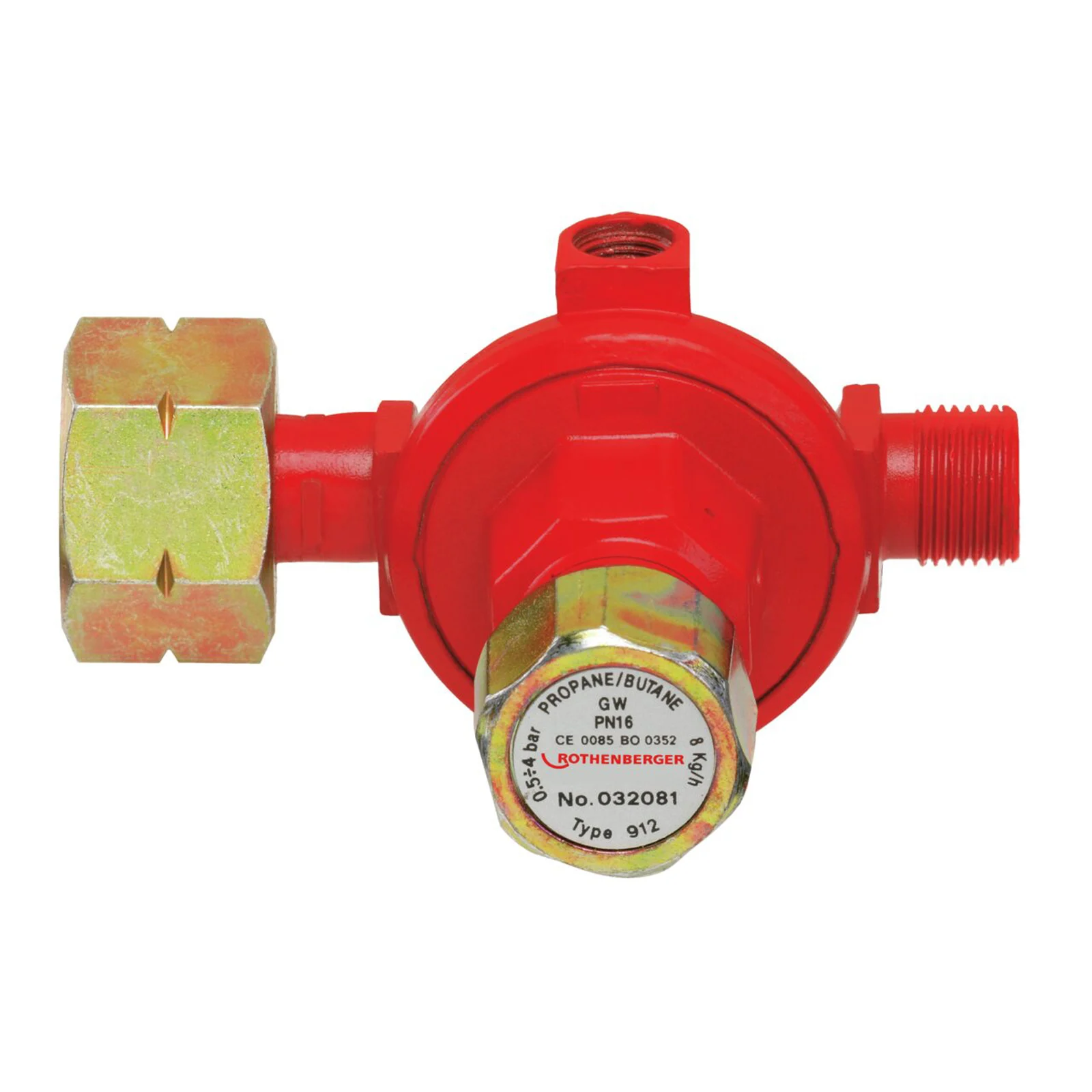 Régulateur de propane ROTHENBERGER, réglage continu 1-4 bar, W21, 8x3/8" - L