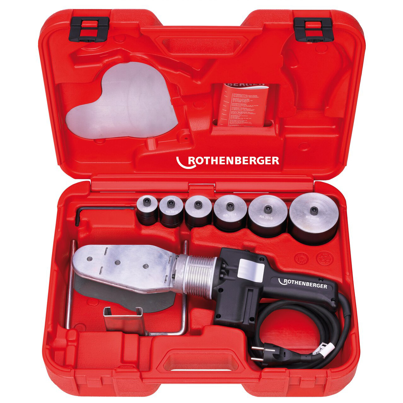 Poste à souder par emboîtement ROWELD P63 S - 6 Sword de Rothenberger avec régulation thermique 230V, 20 - 63 mm
