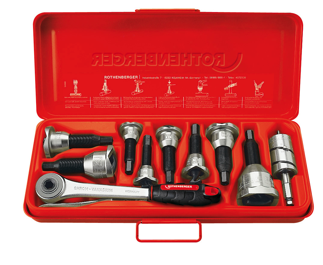 ROTHENBERGER Kit d'évasement, 1/2-5/8-3/4-7/8" - 22121