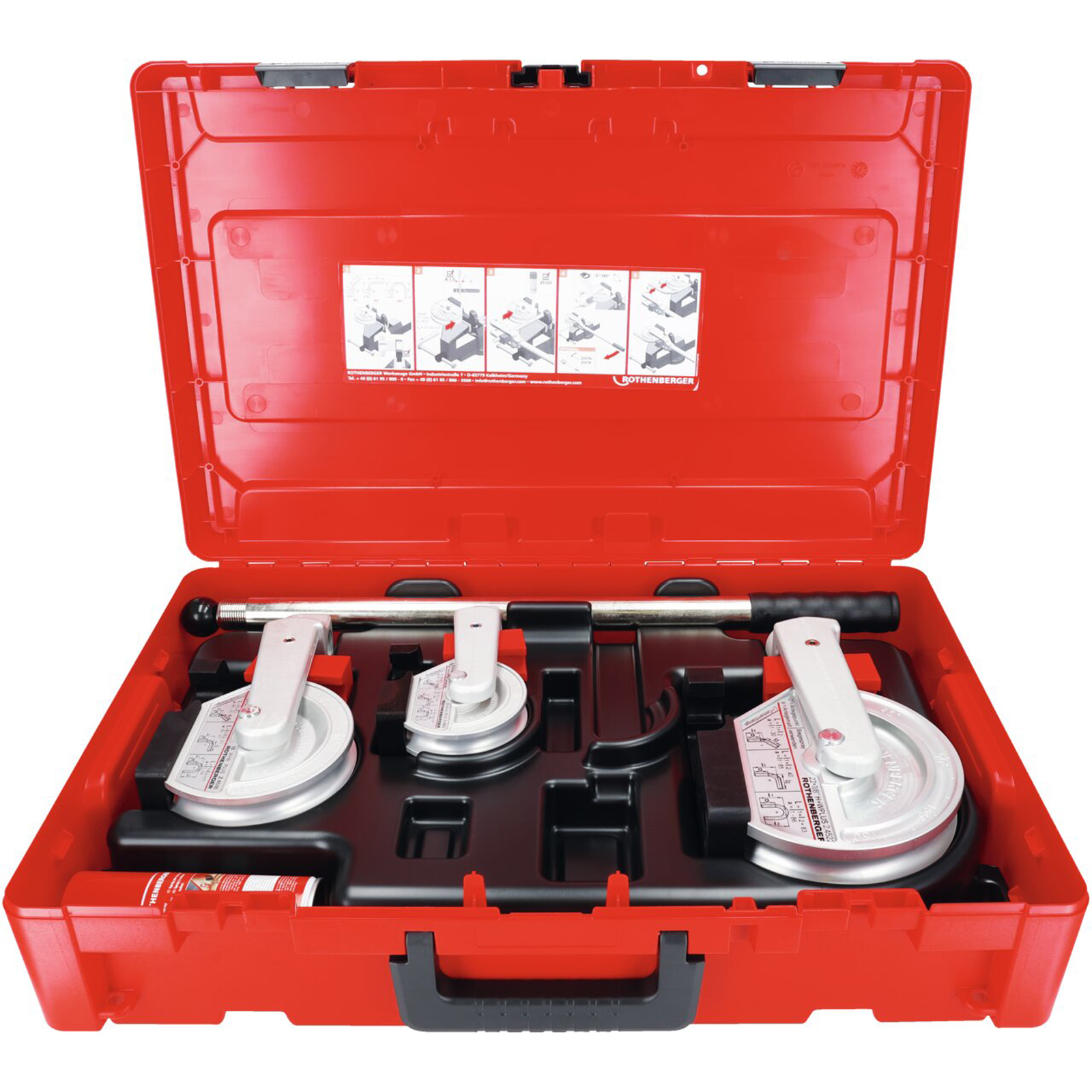 Jeu de cintrage ROBEND H+W Plus Rothenberger, 15-18-22 mm