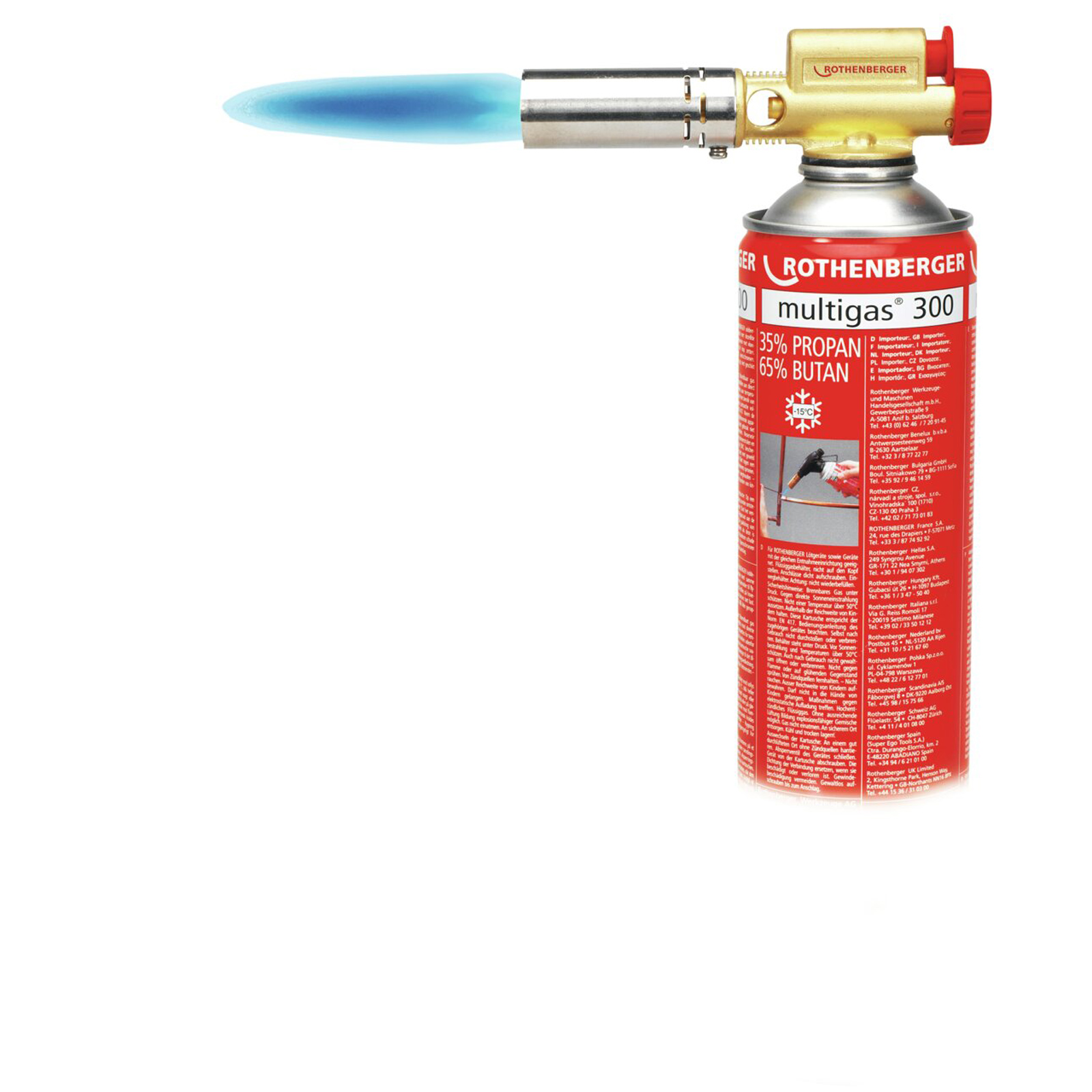 ROTHENBERGER Embout de chalumeau EASY FIRE, 22 mm, raccord 7/16" - EU