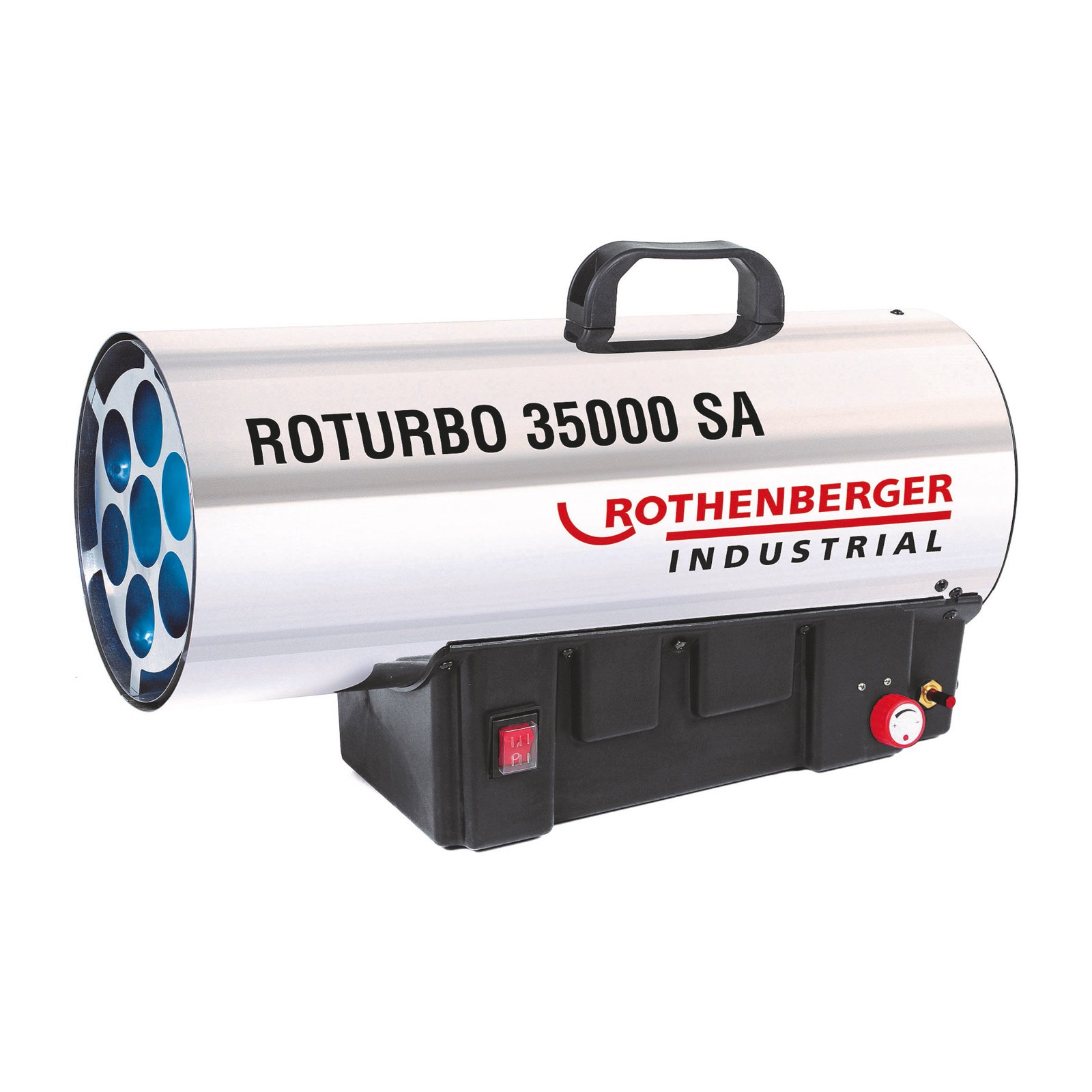 ROTHENBERGER ROTURBO 35000SA Chalumeau industriel à air chaud avec allumage piézoélectrique, flexible et régulateur inclus - 1500000364