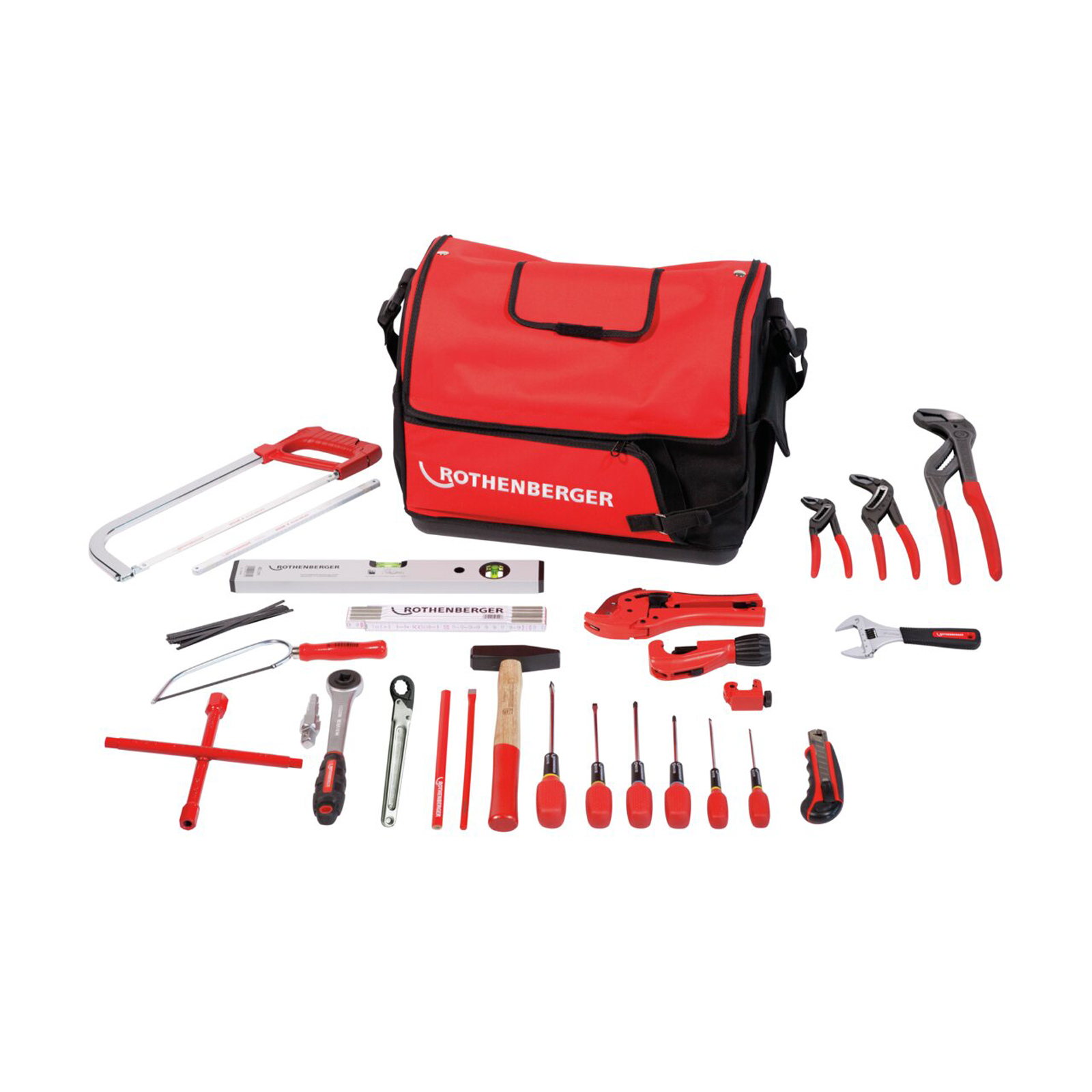 ROTHENBERGER Kit d'outils manuels avec mallette, 57 pièces - 1000001425