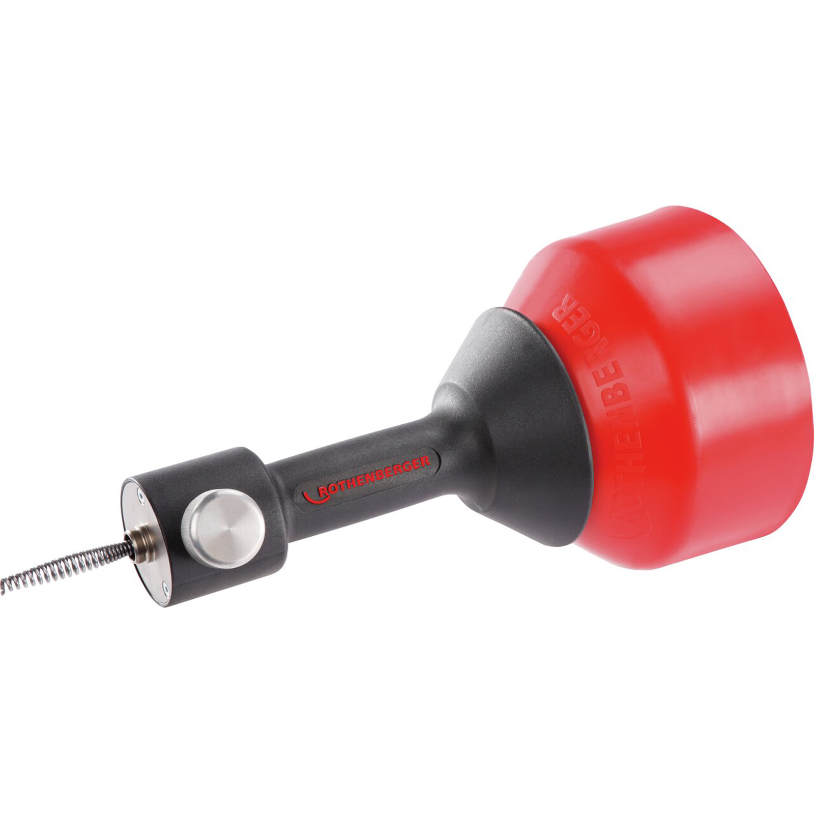 ROTHENBERGER Machine de nettoyage de tuyaux ROSPIMATIC CL avec spirale 8 mm x 7,5 m à tête en massue et âme - 1000002298