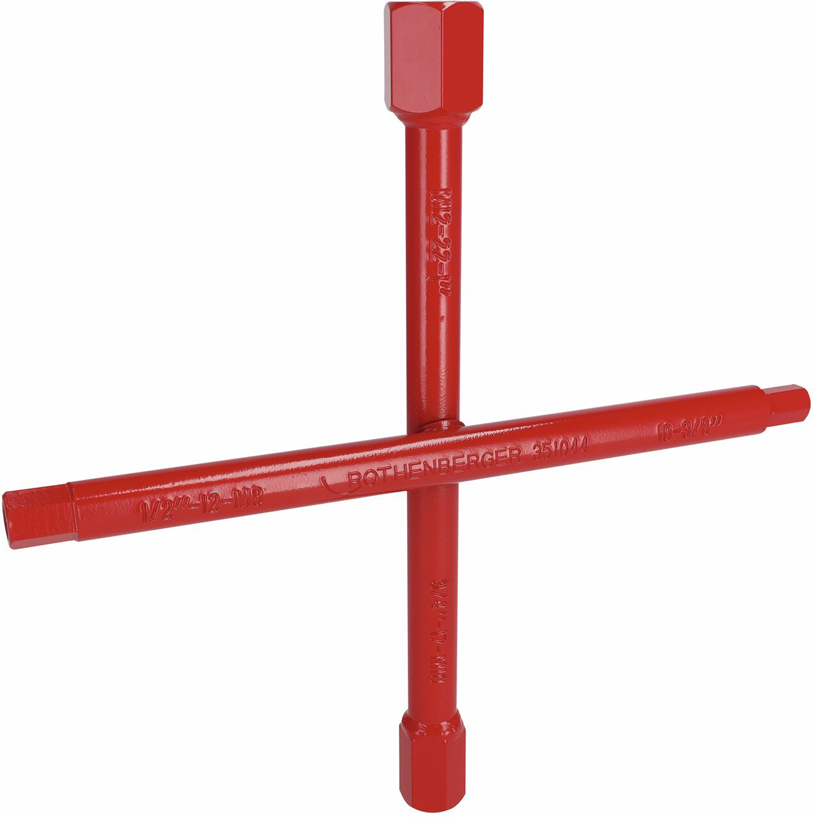 Clé à croix sanitaire ROTHENBERGER, 3/8-1" en acier chromé-vanadium