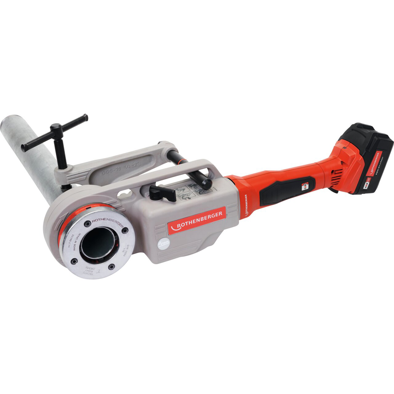 Machine à fileter sans fil SUPERTRONIC® 2000 E CAS 13 - 60 mm 58 tr/min 1/2 - 2" ROTHENBERGER