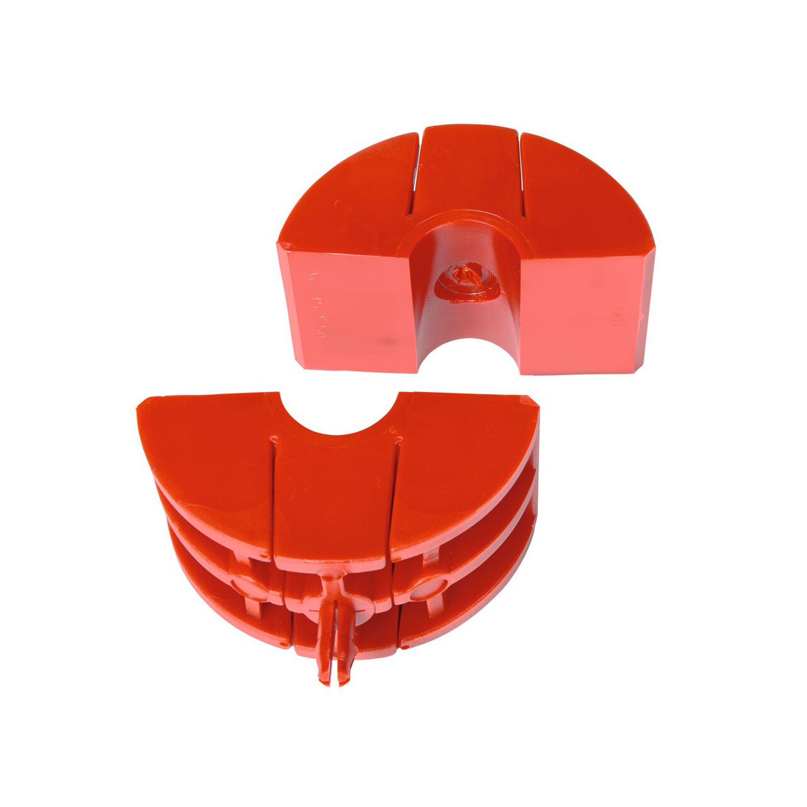 Jeu de mâchoires de serrage ROTHENBERGER pour ROCUT 110 - 2 demi-coques