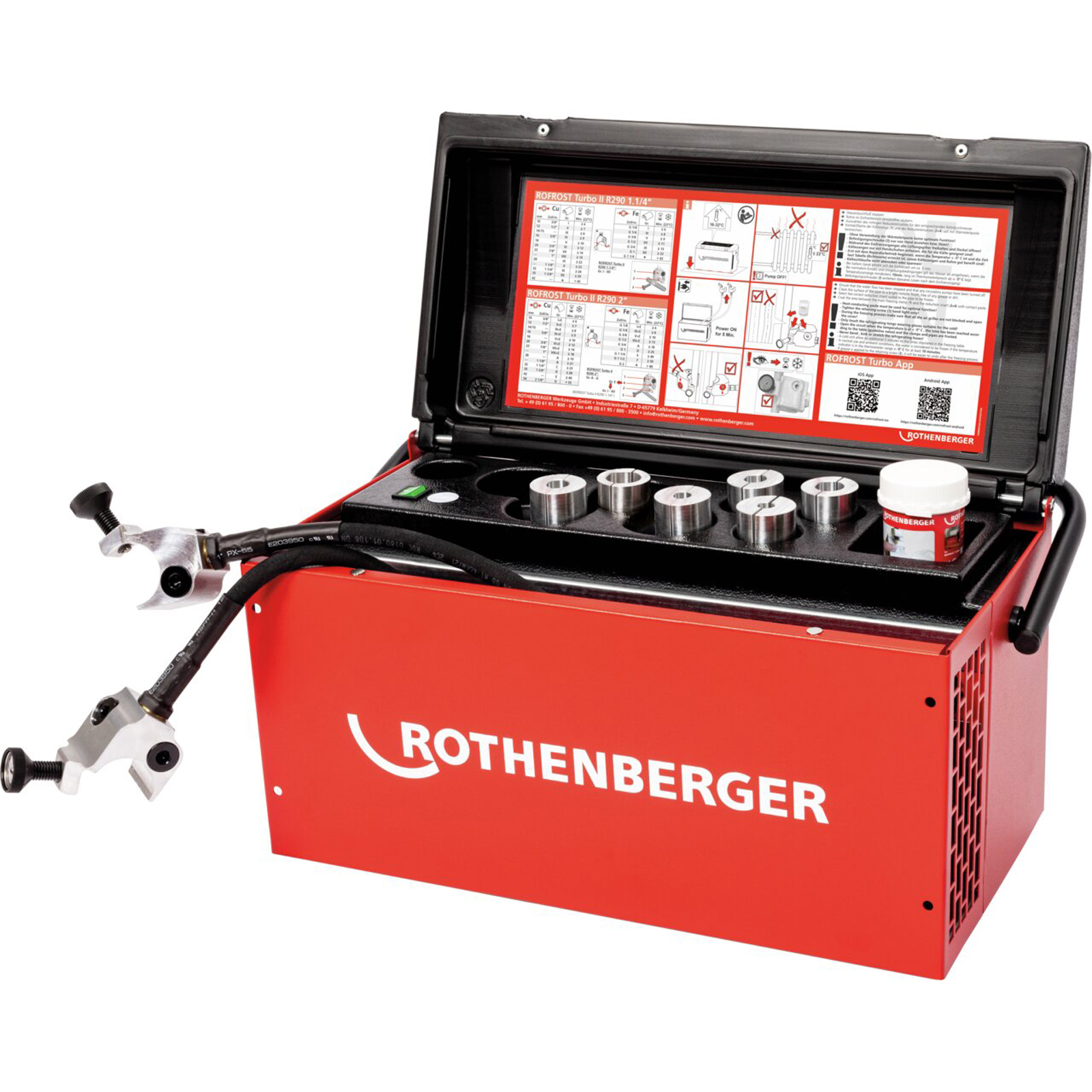 Gel à congeler ROFROST II R290 de ROTHENBERGER, 1.1/4" + 6 inserts, 230V