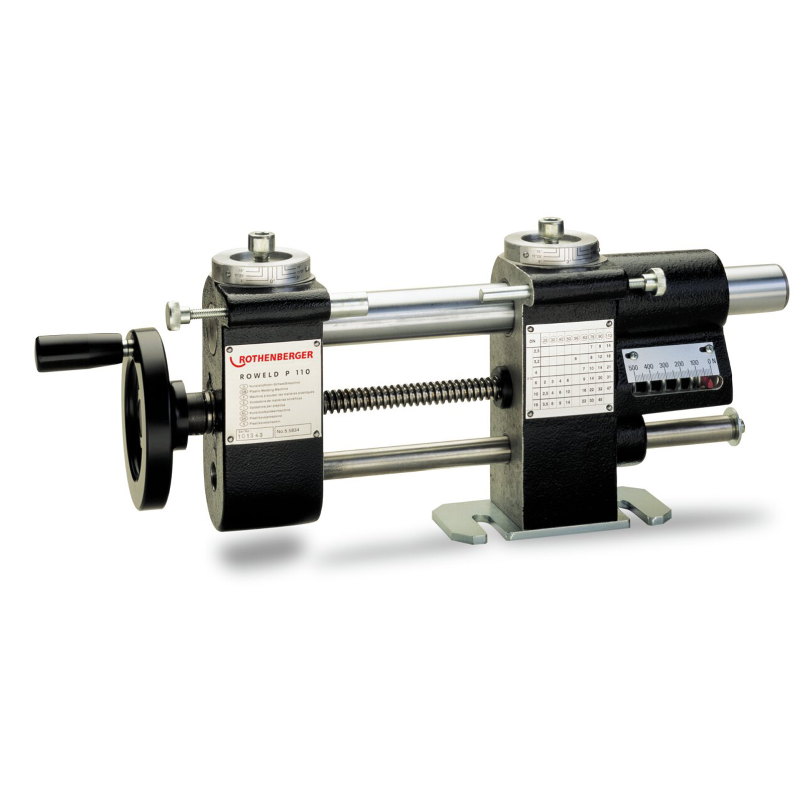 Machine de base ROWELD P110 de Rothenberger avec support de table