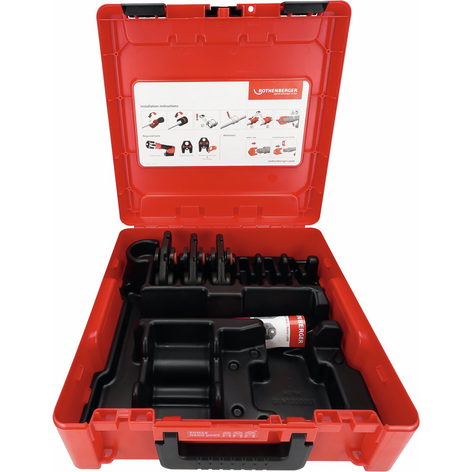 Jeu de mâchoires de presse ROMAX NANO iJAWs TH, 16-20-26 mm dans ROCASE