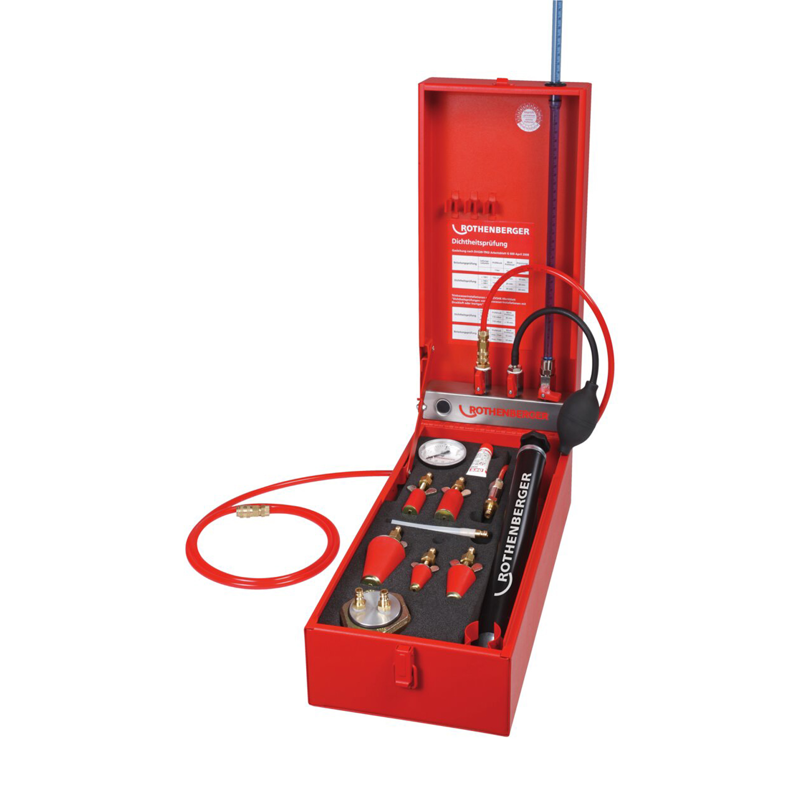 Testeur de fuite Rothenberger ROTEST GW 150/4 avec bouchon pour compteur monobloc