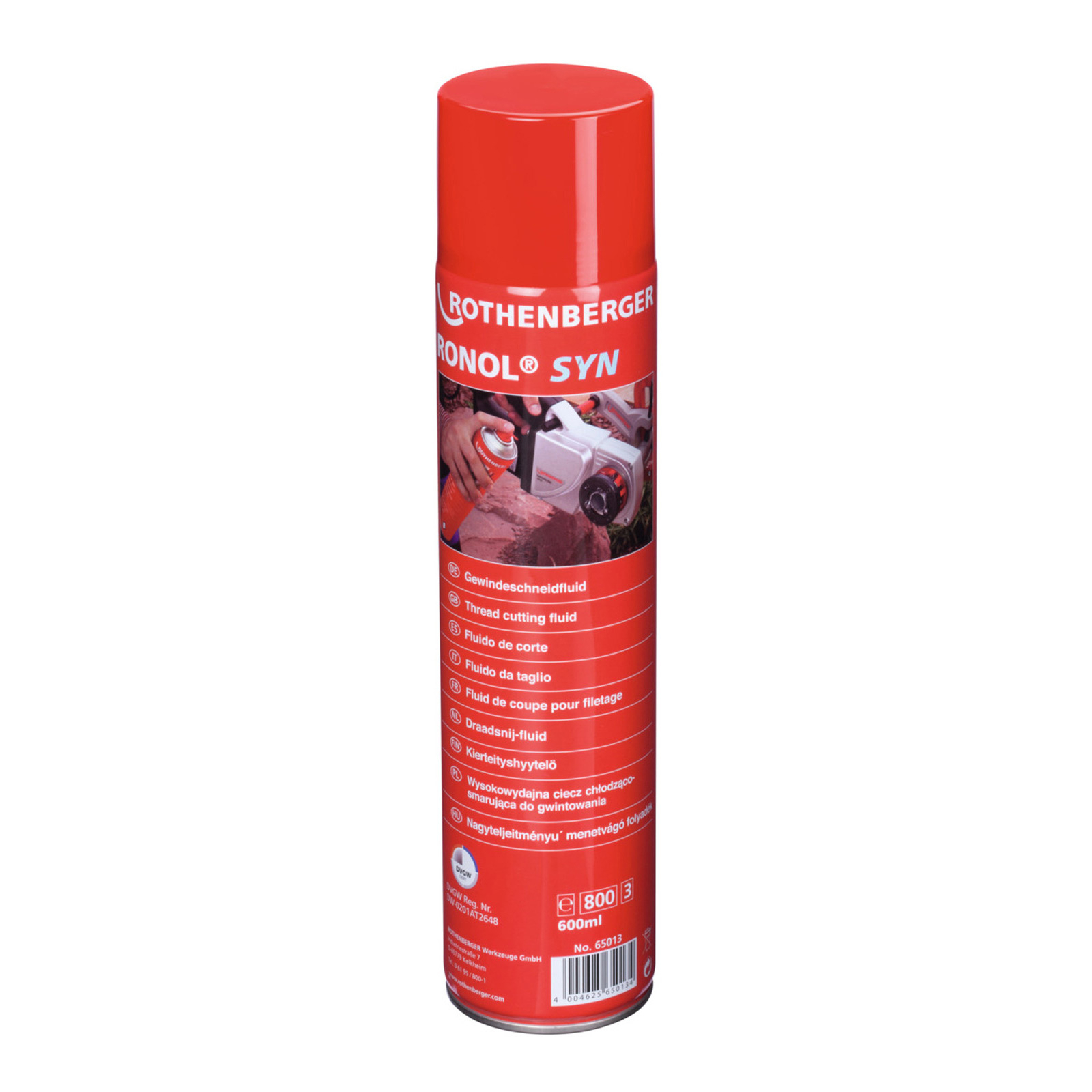 ROTHENBERGER Industrial RONOL SYN, aérosol, 600 ml, pour eau potable - 65013
