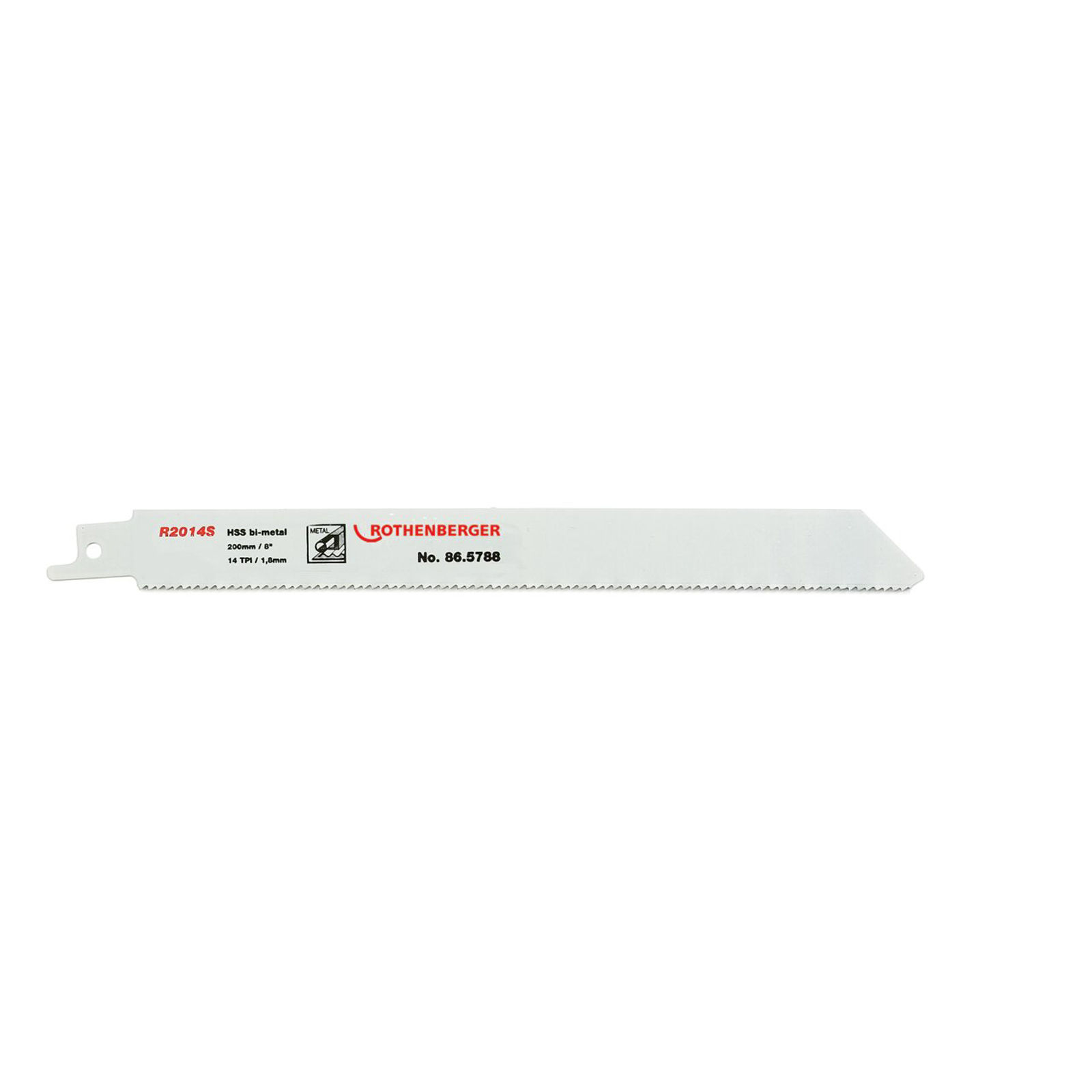 ROTHENBERGER Lame de scie universelle, 200x20x0,9mm, lot de 5 - 865788 — lot de 5 pièces