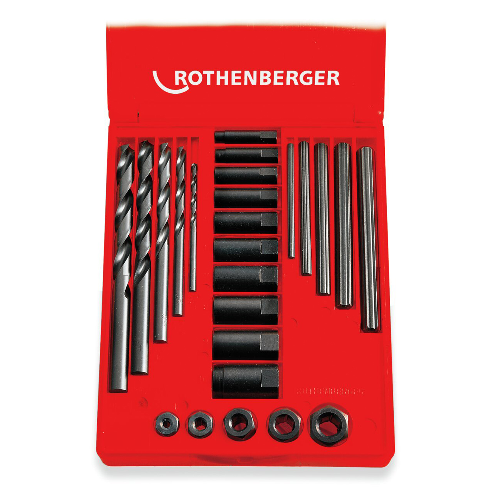 ROTHENBERGER Kit de défilement de filetage, taille 2, M5-M16, 25 pièces - 71311
