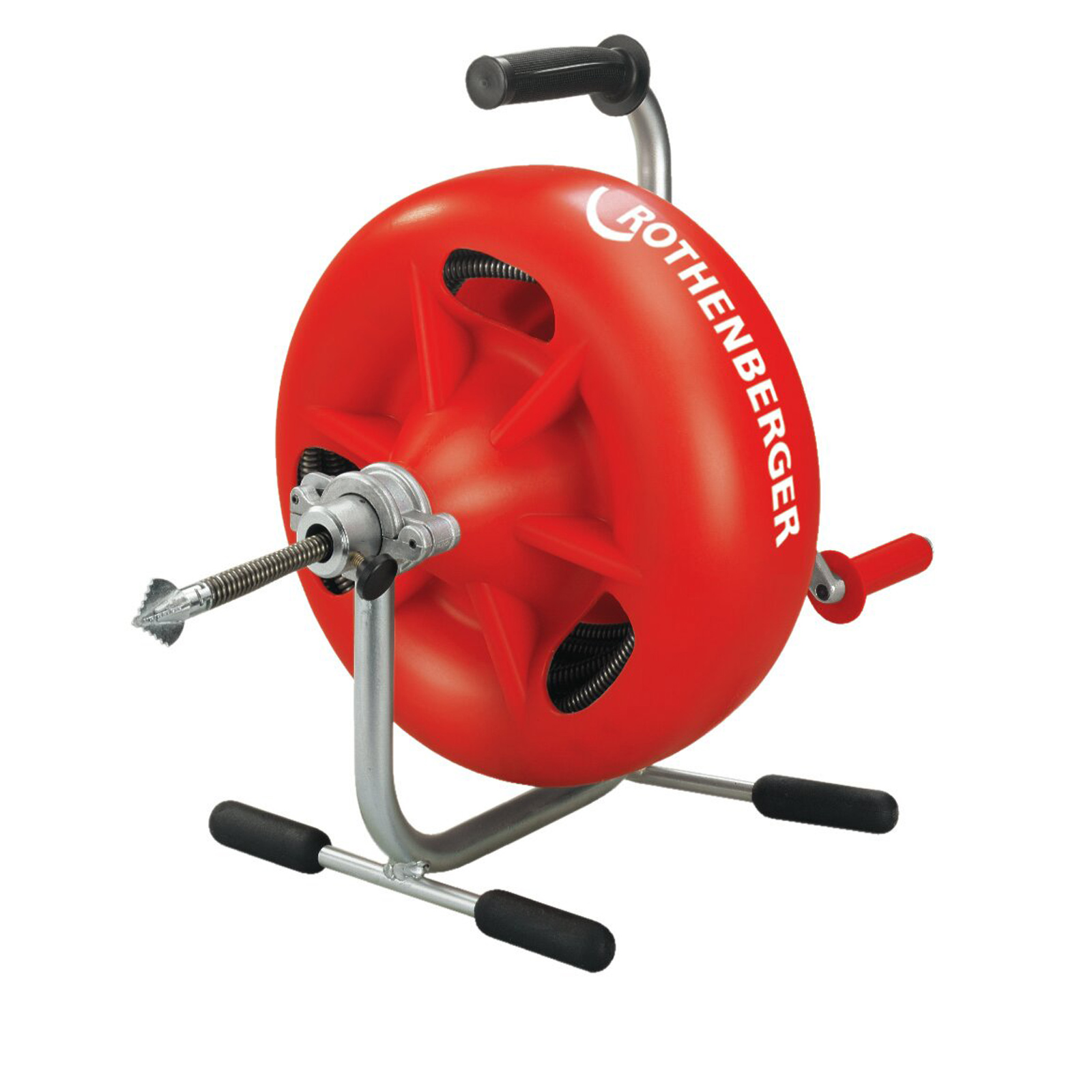 Appareil manuel de nettoyage de canalisations ROTHENBERGER Typ 3S avec spirale, 13 mm x 15 m, raccord 16 mm - 72003