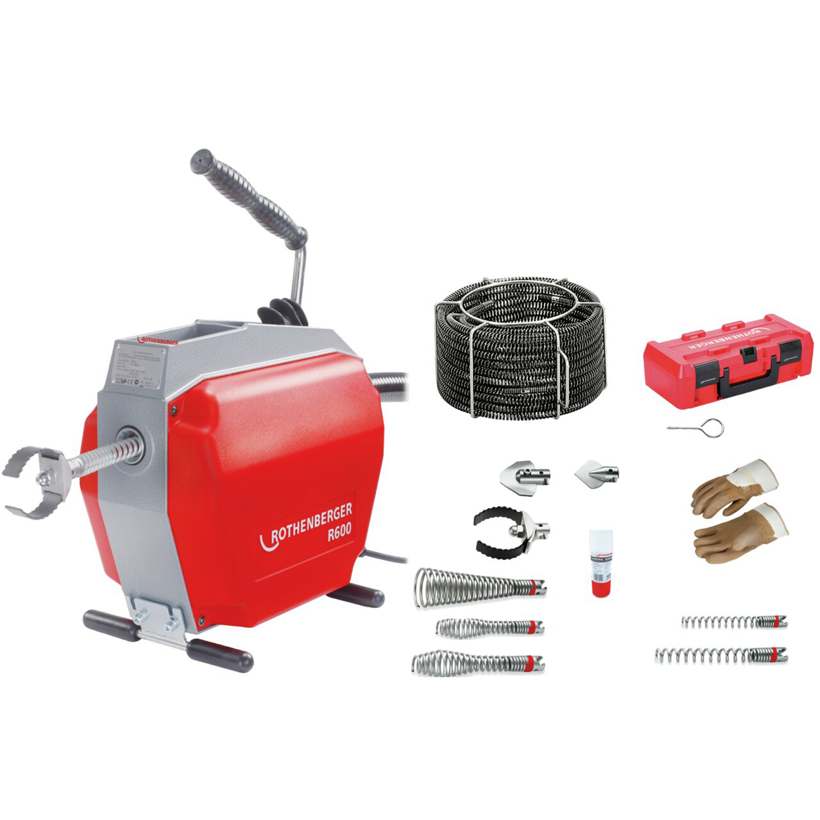 ROTHENBERGER R600 230V+Set Spirale/WZ (7.2687+7.2955X) - 72675