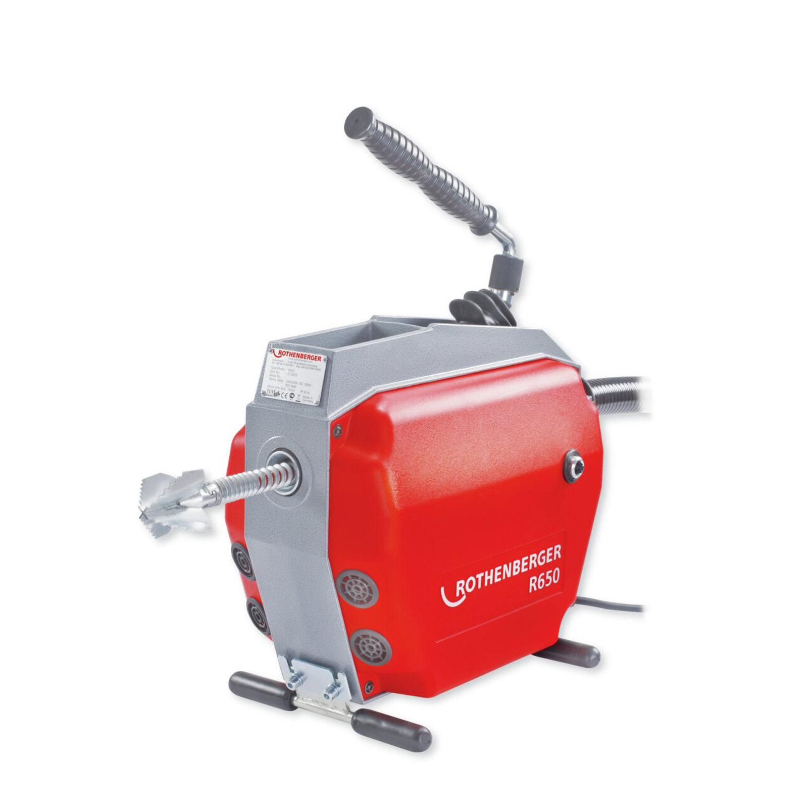 ROTHENBERGER Machine de nettoyage de canalisations R650 230V/50Hz 7.2688 + set d'outils 7.2955X