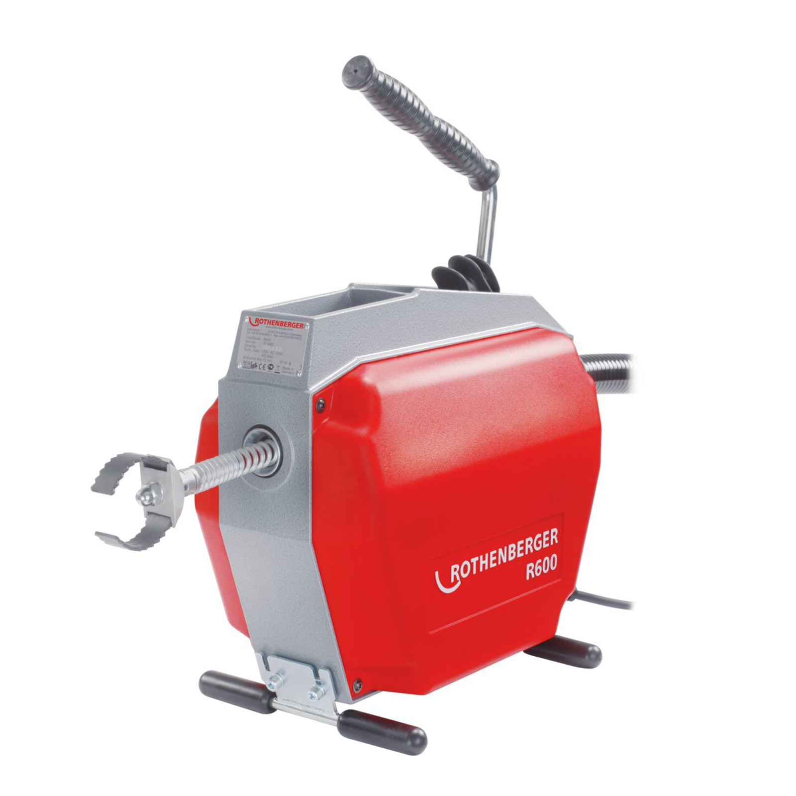 Rothenberger R600, Machine de nettoyage de canalisations 230V avec flexible de guidage