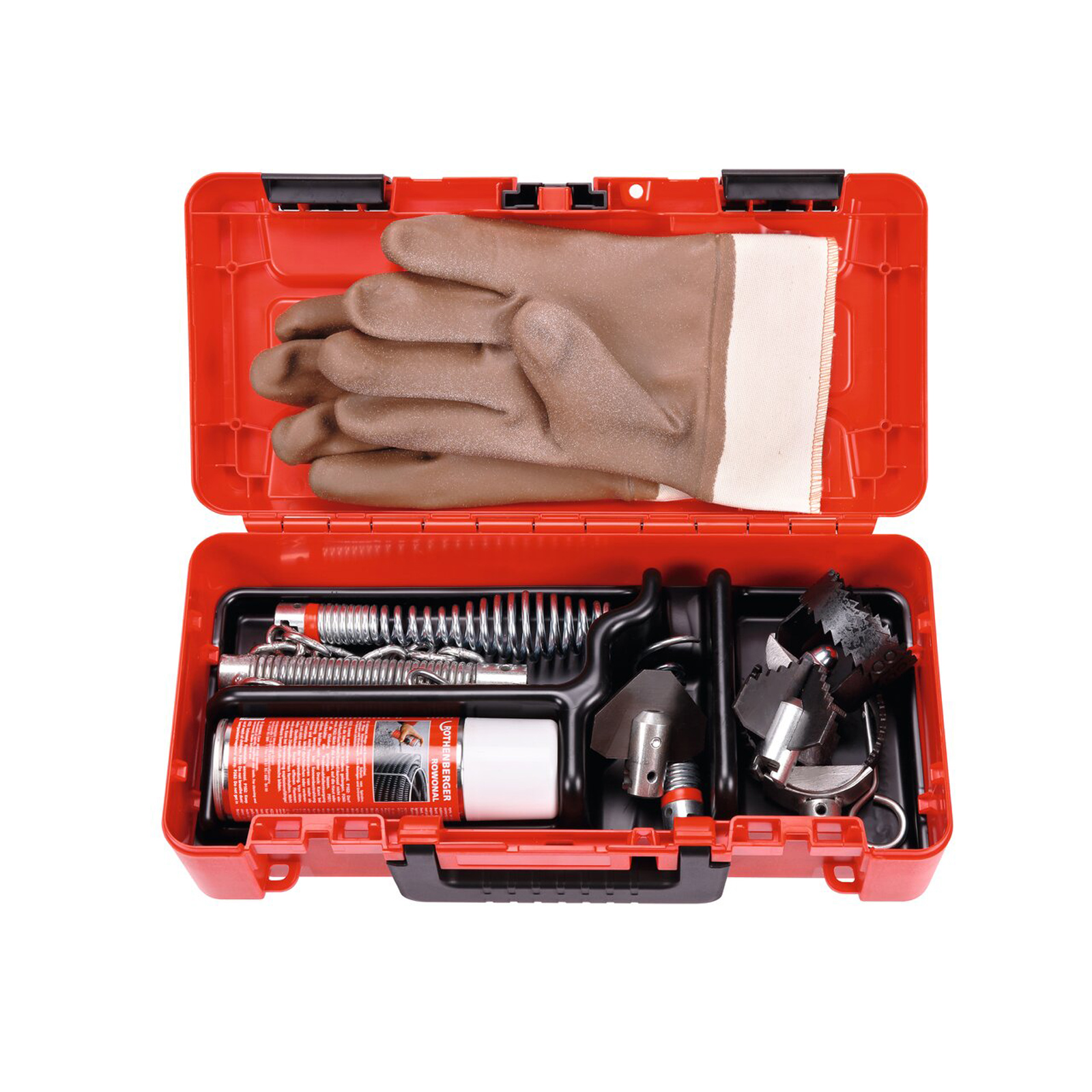 ROTHENBERGER Set d'outils pour nettoyage de canalisations L, 22 mm, 11 pièces - 72938