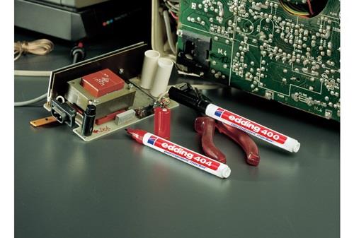 Marqueur permanent edding 1,5 - 3,0 mm rouge