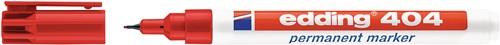 Edding marqueur permanent 404 rouge pointe ronde 0,75 mm