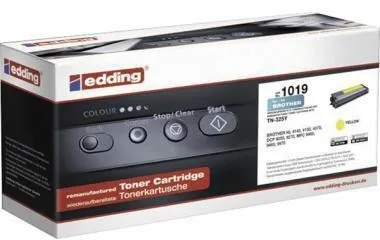 Cartouche de toner Edding 18-1019 compatible Brother TN-325Y jaune