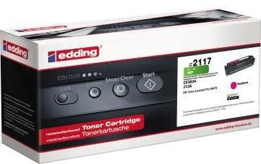 Cartouche toner Edding 18-2117 compatible HP CF383A magenta