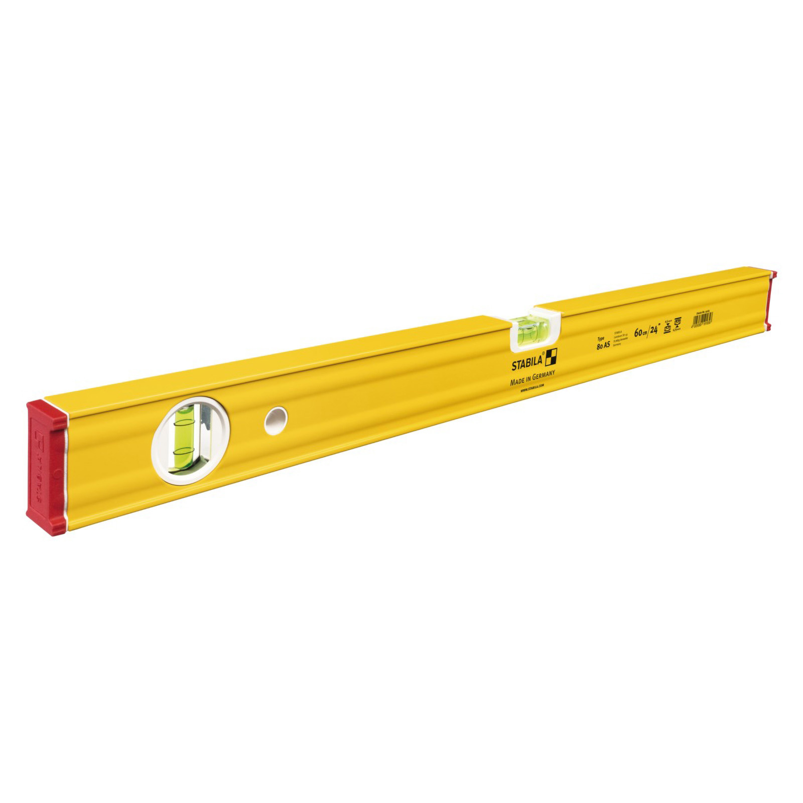 Stabila Niveau à eau Type 80 AS, 60 cm