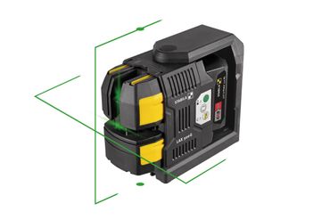 Set de lasers à plomb Stabila LAX 500 G, 12 V, 7 pièces, 1x CAS 2,0 Ah et chargeur de batterie dans un coffret