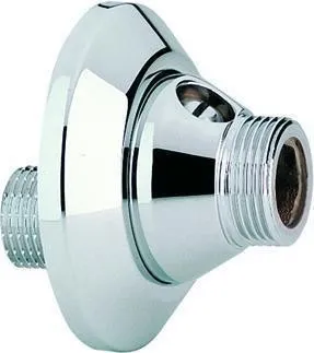 Raccord en S Grohe 12400 réglable 10 mm 1/2" x 3/4" avec robinet chromé