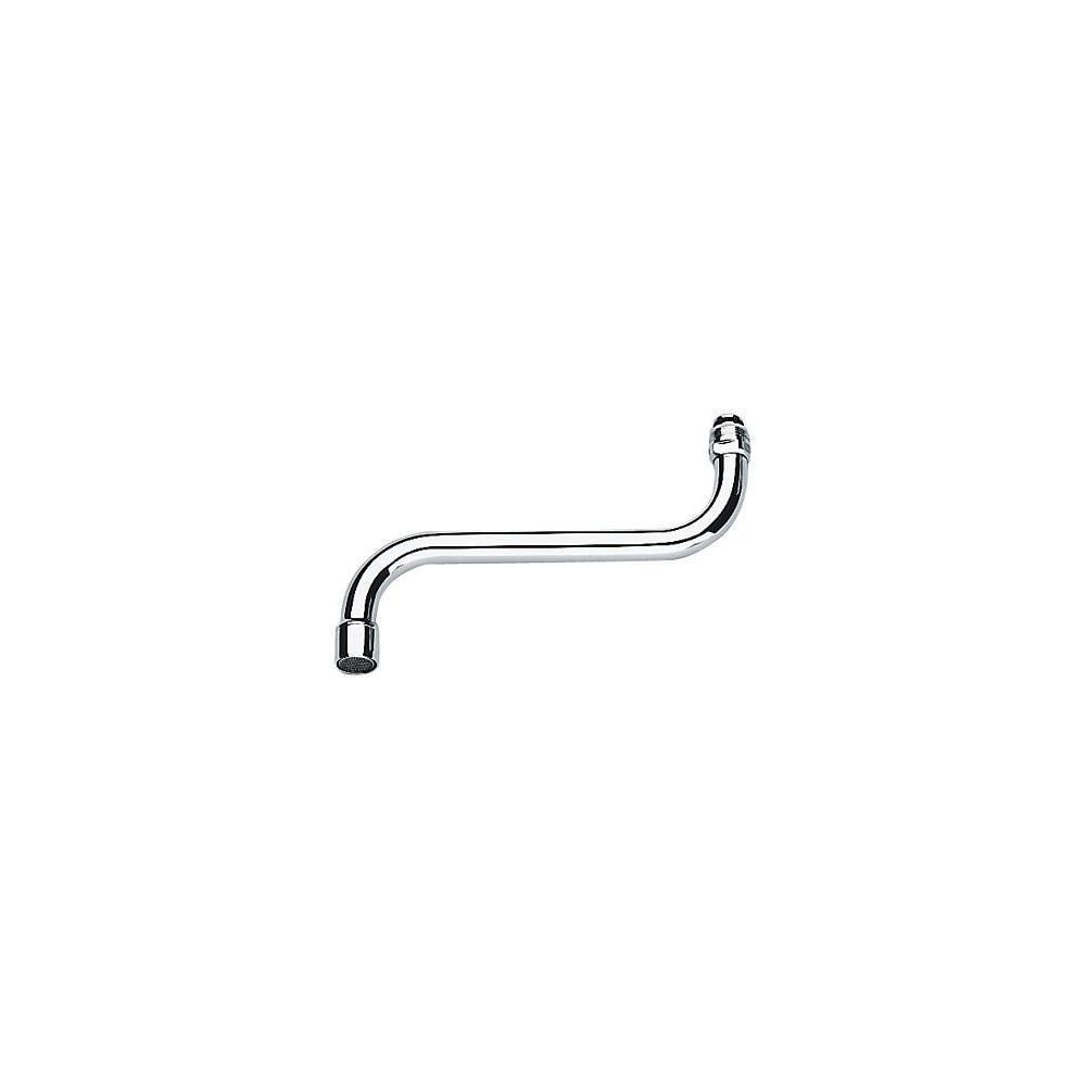Grohe Bec de robinet pivotant pour robinets de cuisine muraux, M22x1, 200 mm, Chromé, 13051000