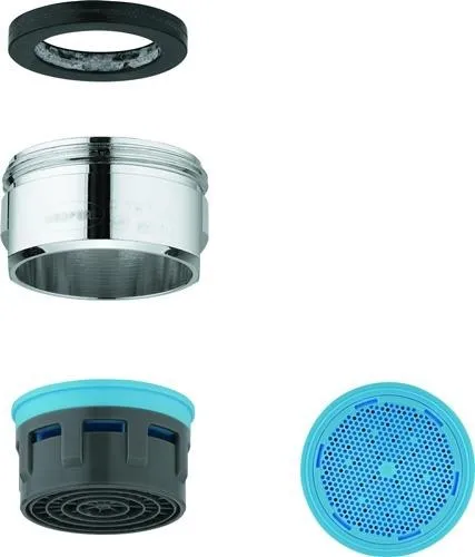 Aérateur Grohe 13929 classe de débit A 13,5-15 l/min 3 bars M24x1 chromé