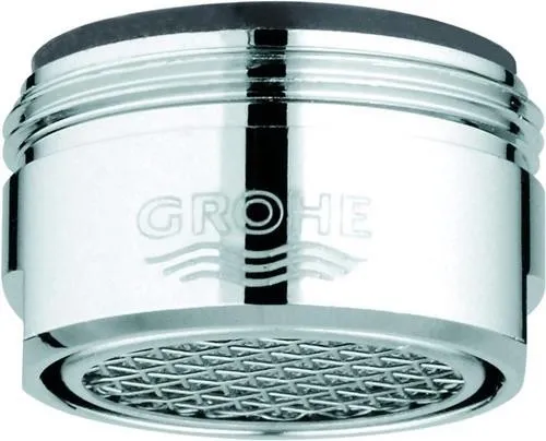 Grohe Laminar-Strahlregler, filetage extérieur, M24x1, classe de débit X, 8,3 l/min à 4,14 bar, chromé, 13955000