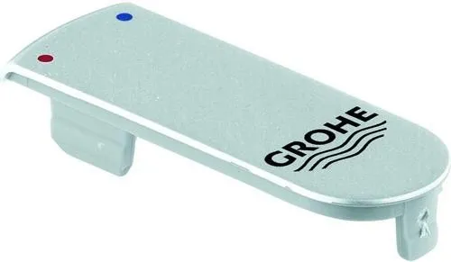 Couvercle métallique de rechange Grohe pour levier Eurodisc, chromé, 46184000