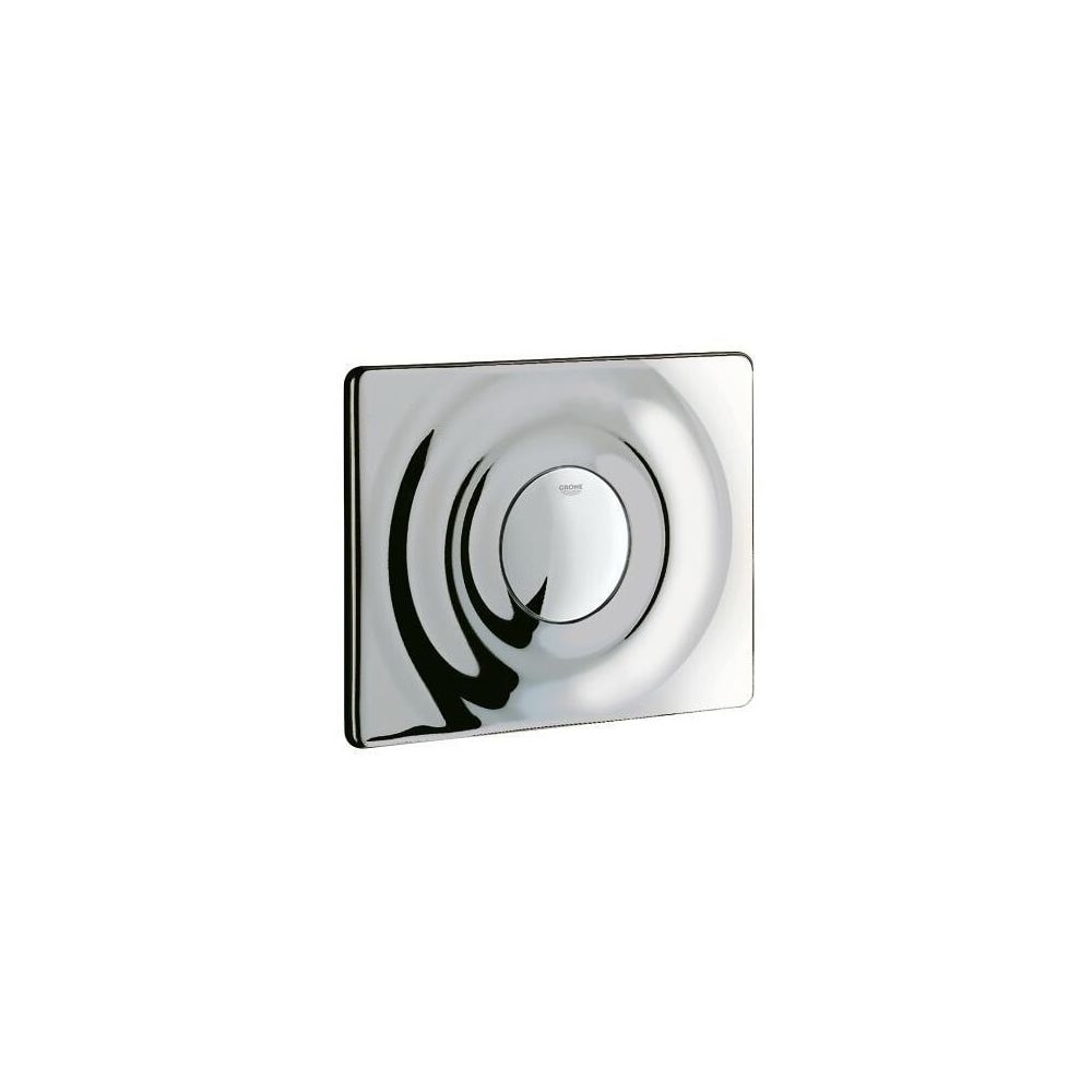 Bouton de chasse WC GROHE Surf 156x197 mm avec commande par bouton-poussoir, chromé, 37063000