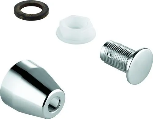 Grohe Bouchon et cache-rosace pour réservoirs de chasse en céramique, chromé, 37125000